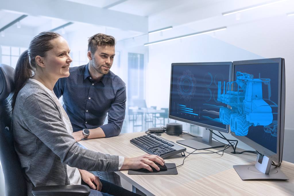 Female engineer at the office