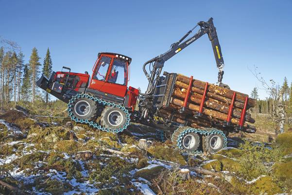 Komatsu forwarder
