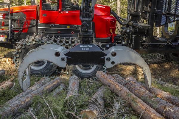 Komatsu grapple